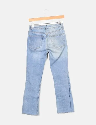 Zara Jeans bootcut azul