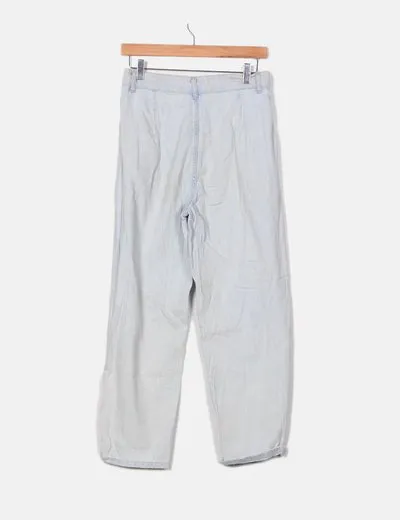 Zara Jeans denim azul baggy